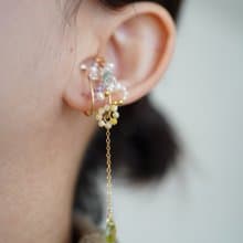 14kgf peridot イヤーカフ【片耳　one ear】