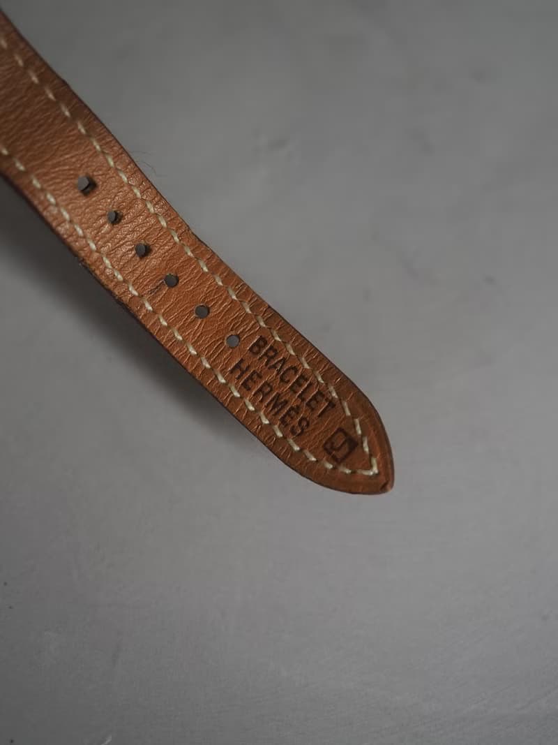HERMÈS Kelly 2 Double Tour Watch エルメス ケリー 2 ドゥブルトゥール ウォッチ 腕時計 シルバー ブラウン ィンテージ