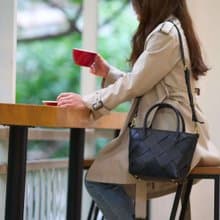 植鞣革復古編織立體真皮單肩包女士手提包/側背包兩用手袋肩背包