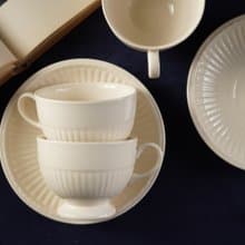 英國Wedgwood Queen's Ware經典Edme系列茶杯/咖啡杯組