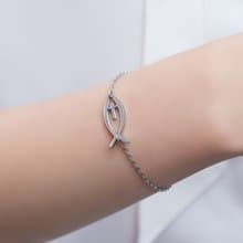 抗敏醫療鋼 五餅二魚手鍊