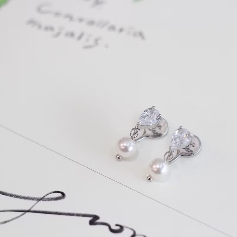 水滴星辰 | Waterdrop Stars | 夾式耳環