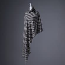 【新品上市】Clio小香風千鳥格紋  纯羊毛圍巾