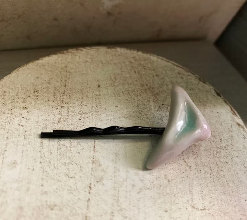 高雅髮夾 日本白瓷 自然釉色 無限看不膩色調 自然系列