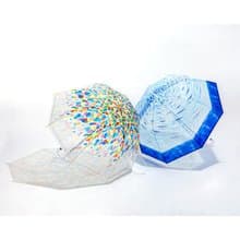 【YOU+MORE!】青森傳統工藝-津輕琵琶風鈴透明雨傘