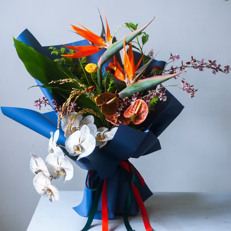午夜的熱帶 天堂鳥花束 | 鮮花花束 | 紀念日 | 生日 | 送禮