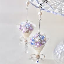 紫陽花bouquet イヤリング/ピアス