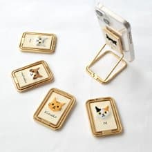 スマホ 多機能リング 【 刺繍 猫 名入れ 】 スマホリング スマホスタンド 縦動画 横動画 名入れ無料 A247I