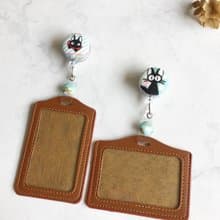 手作好禮 ALL PASS kiki cat伸縮扣環 +卡套 悠遊卡證件套卡夾 