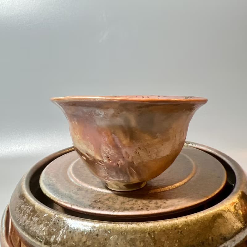 純手捏絞泥柴燒杯 / 茶杯 / 小平凡手作