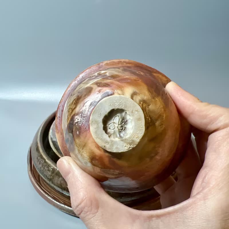 純手捏絞泥柴燒杯 / 茶杯 / 小平凡手作