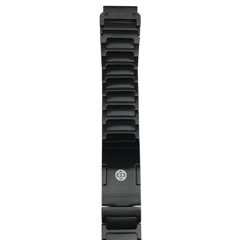 GARMIN QuickFit 專用鈦錶帶 - 黑色雙層 PVD -TIGT