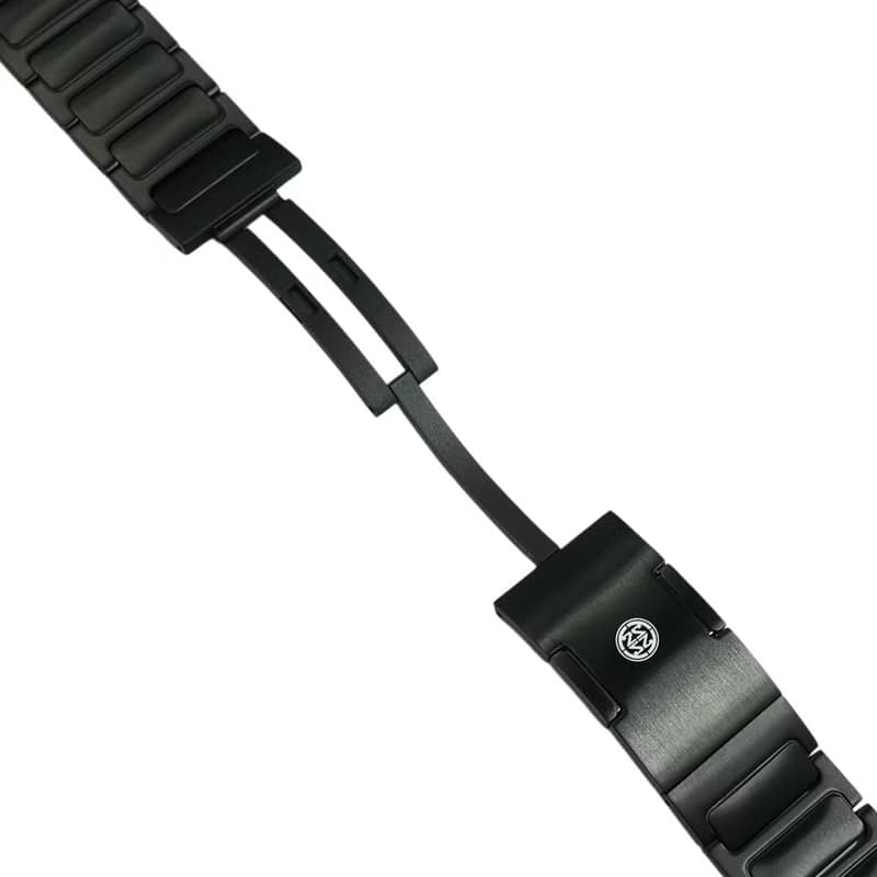 GARMIN QuickFit 專用鈦錶帶 - 黑色雙層 PVD -TIGT