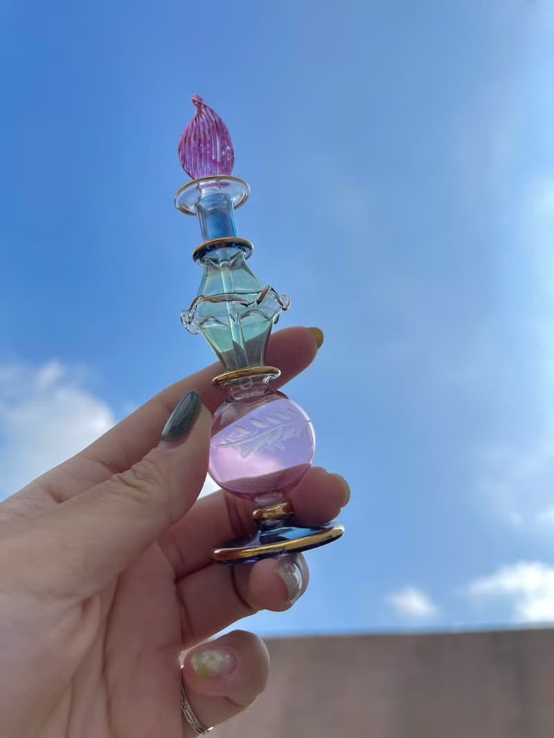 阿努比斯系列-手工埃及玻璃香水瓶/香精瓶/空瓶/盲盒-隨機出貨
