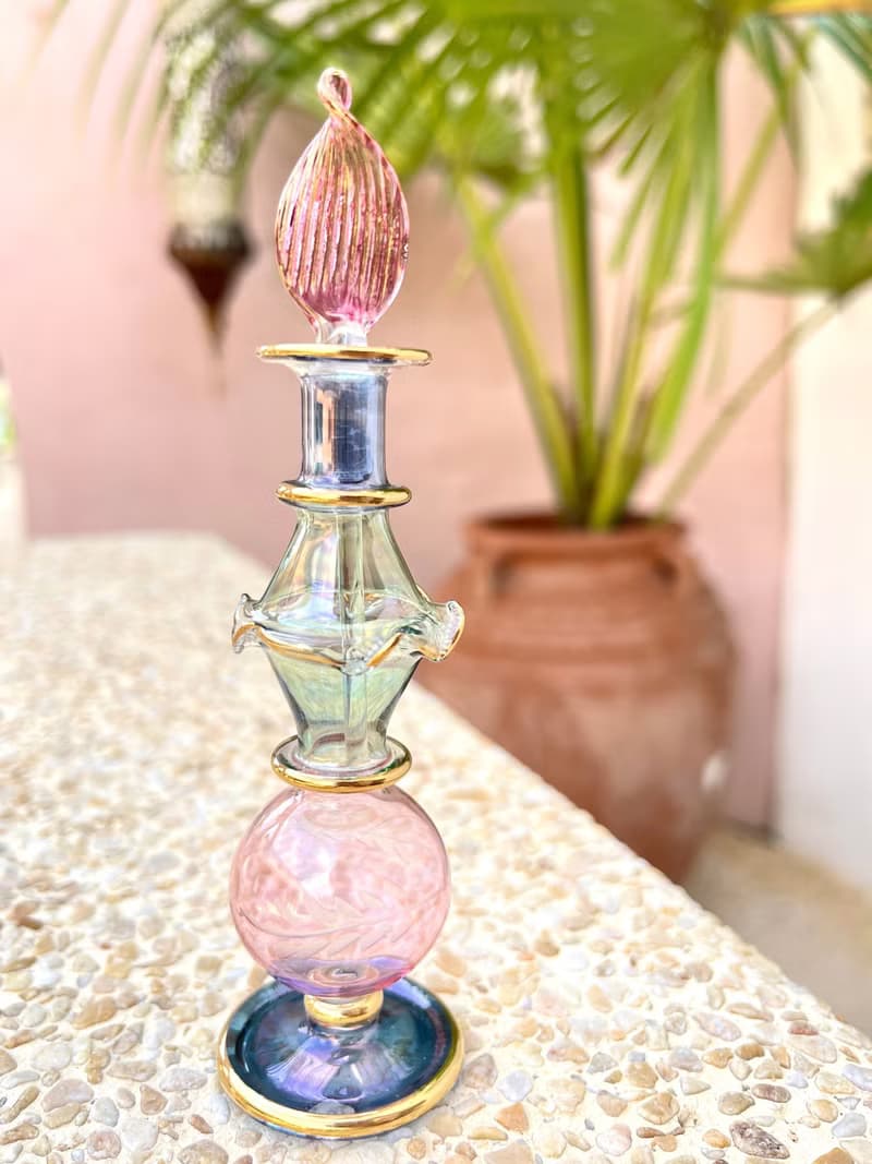 阿努比斯系列-手工埃及玻璃香水瓶/香精瓶/空瓶/盲盒-隨機出貨
