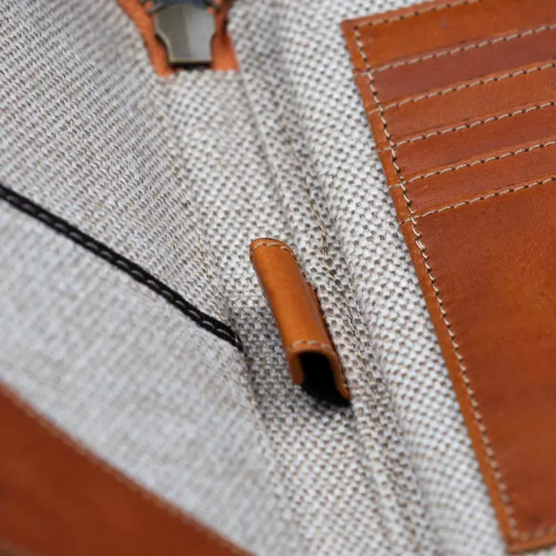 Passport Holder leather, Travel wallet with zip