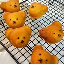 【經典原味馬德蓮】小熊造型・法式手工蛋糕・無添加・下午茶甜點