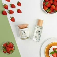 【Pinkoi設計展新品】草莓鬆餅 - 香氛噴霧 香氛蠟燭【新品預購】