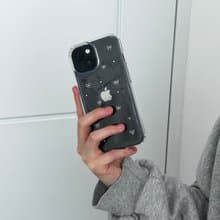 silver dot ribbon phone case
