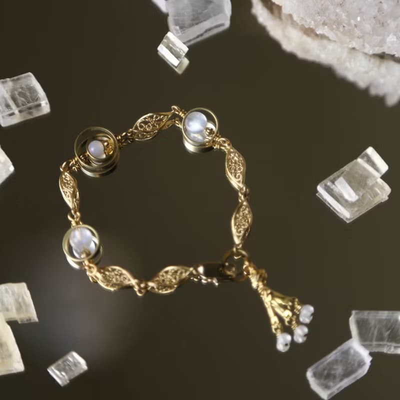 瓊露 - 天然礦石 水晶 珍珠 手鍊 手環 (六色)