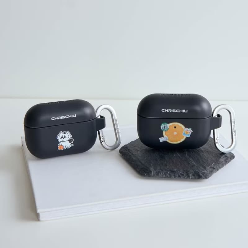 CHRISCHIU MOMO醬喝果汁強悍防摔AirPods保護套