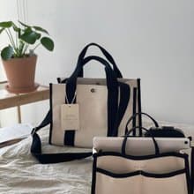韓國 The Ally | LUNA BAG (附內袋)| 黑色 | 手袋 單肩包