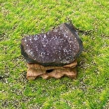 招財開運 鴻運當頭-天然原礦滿天星紫晶簇 紫水晶 消磁手鍊