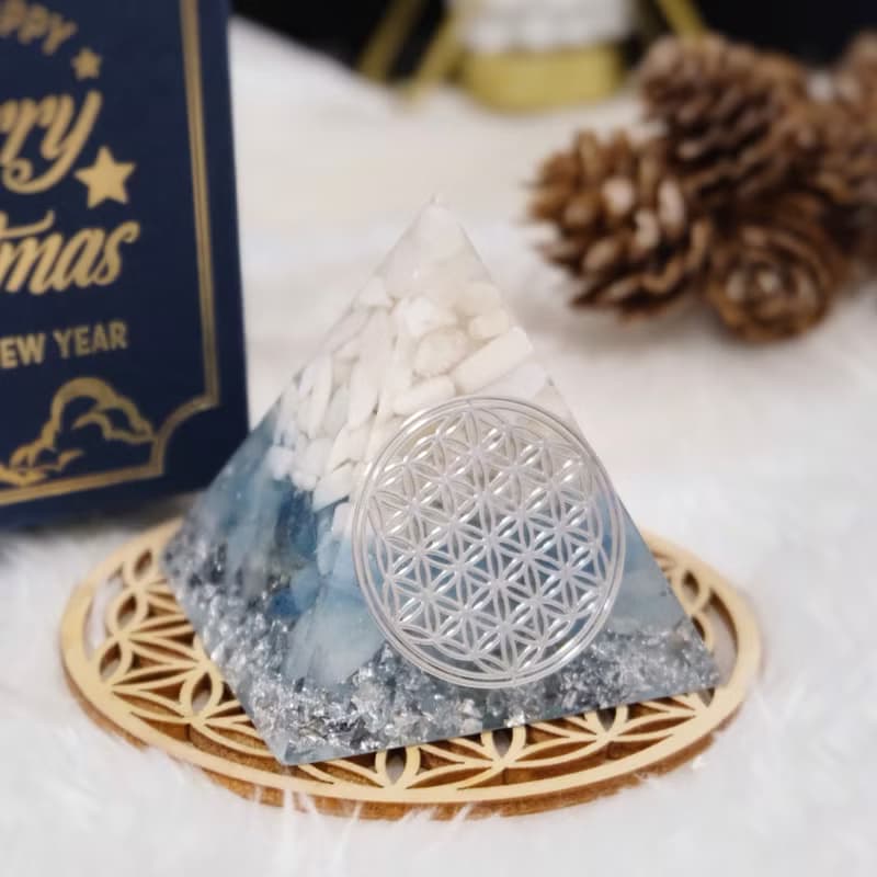 【海藍寶】奧根能量塔Orgonite (6cm/5cm/4cm)