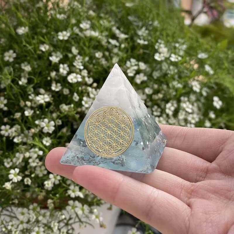 【海藍寶】奧根能量塔Orgonite (6cm/5cm/4cm)