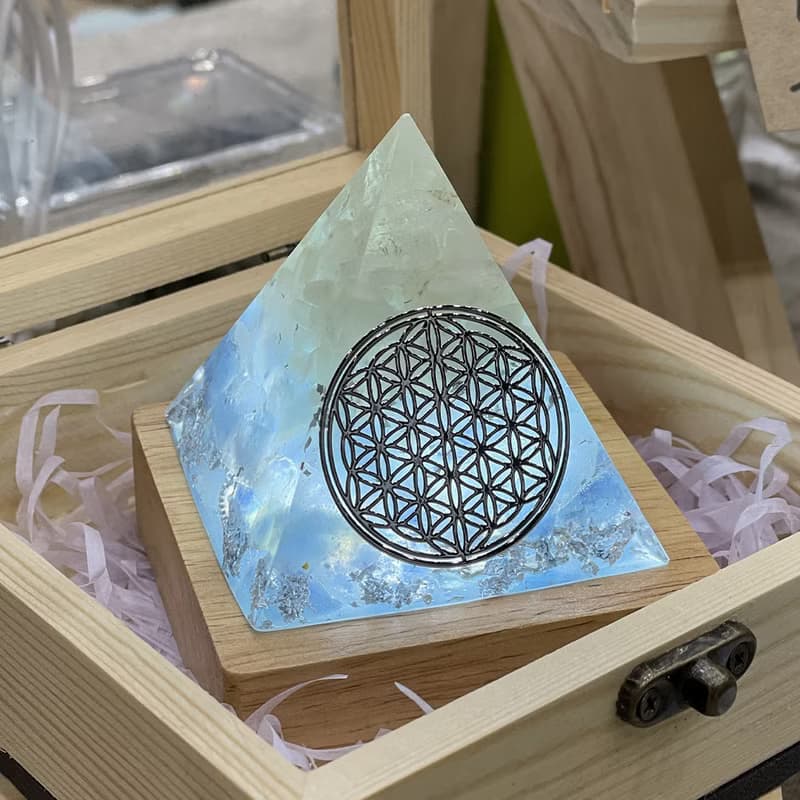【海藍寶】奧根能量塔Orgonite (6cm/5cm/4cm)