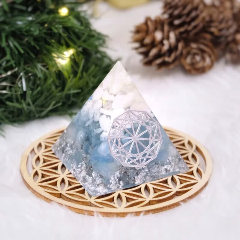 【海藍寶】奧根能量塔Orgonite (6cm/5cm/4cm)
