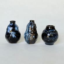 深海迷途。迷你花瓶 手工陶瓷花器 擴香瓶 精油瓶 母親節禮物