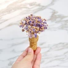 軟木塞乾燥花磁鐵-滿天星款 生日禮物 聖誕禮物