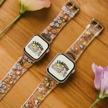 Apple Watch BT21小花系列透明錶帶 聯名限量 S9/8/7/6/5/4/SE