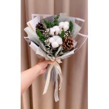 棉花花束 乾燥花束 畢業花束 生日花束 韓式花束 永生花花束 乾燥
