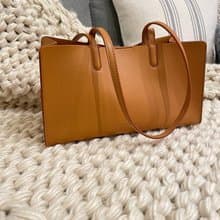 韓國 The Ally | LINA BAG (附同色帆布內袋) | 棕色 |手袋 單肩