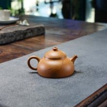 送禮紫砂壺茶壺大蕴笠帽   老段泥 170ml 刘素素制  形态圆润从容