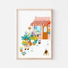 狐狸的花店  I 印刷裝飾畫