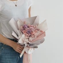 【永生玫瑰花花束】• 情人節/永生玫瑰花/永生玫瑰花花束/玫瑰花