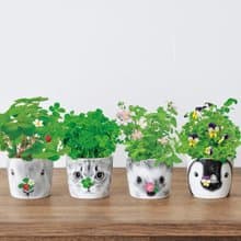 HANA &ANIMALS 動物陶瓷花朵栽培盆器