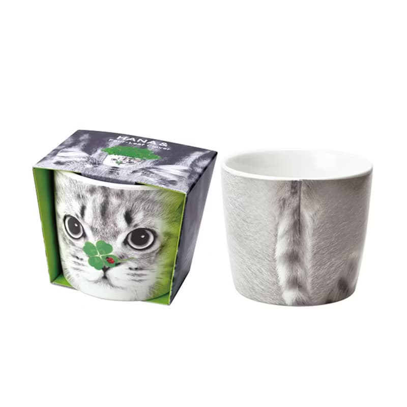 HANA &ANIMALS 動物陶瓷花朵栽培盆器