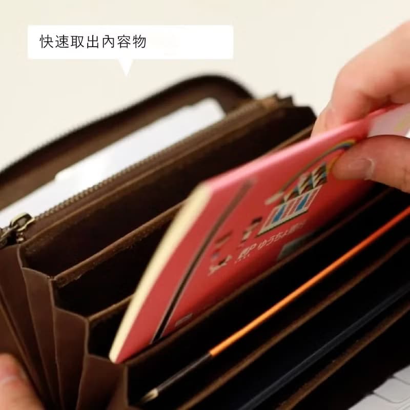 長夾 護照夾 存摺夾 證件夾 輕薄 皮夾 大容量收納