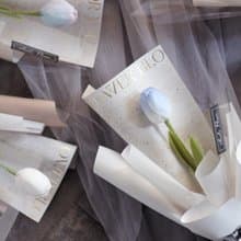 包裝花束 / 香芬皂花系列 / 單朵鬱金香小花束