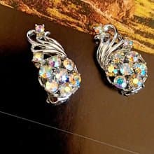 vintage jewelry   CHAREL 古典極光萊茵節慶時光 夾式耳環