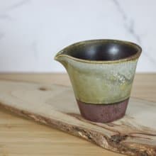 【送禮好物】160ml 上釉燒 柴燒茶海 公道杯 鶯歌葉敏祥手作