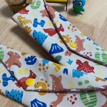 文青風環保純棉筷袋 萌萌侏羅紀 質感原胚 日本 潮物 收納 手作餐