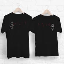 Love bubble black T-shirt