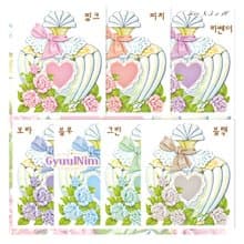 Heart perfume sticker