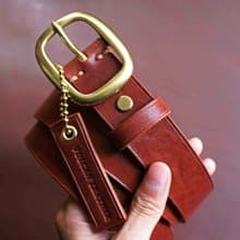 【VULCAN Belt 32mm 日字型窄版皮帶】義大利Walpier馬鞍皮多色