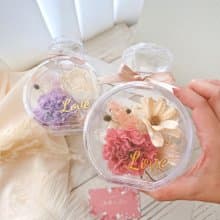 永生香水瓶花禮 花盒 康乃馨